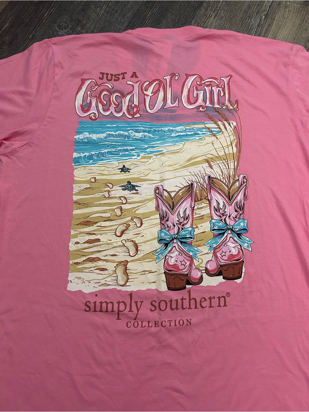 NWT Simply Southern country girl 100% cotton tee